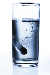 Tablet in water