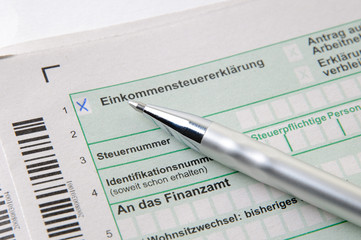 Einkommenssteuererkl&auml;rung