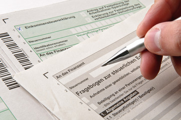 Fragebogen zur steuerlichen Erfassung und Steuererklärung