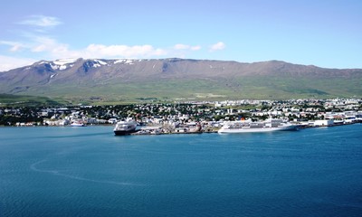 Obraz premium Vue d'Akureiri