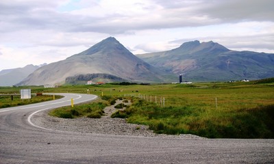 Route nationale en Islande