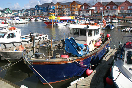 fishing boat, Exmouth harbour