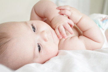 Baby Boy Resting, Sleepy