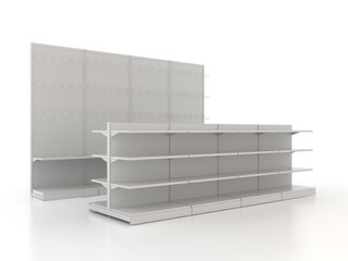 empty shelves