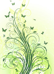 Floral Decorative background