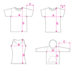 T-shirt, sweatshirt template