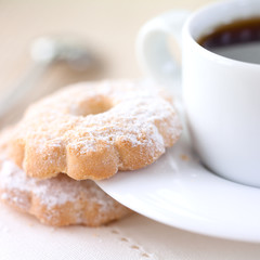 Coffee with cookies