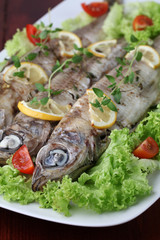 Baked trout