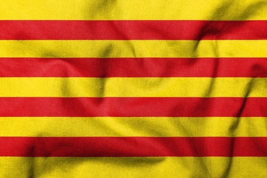 3D Flag of Catalonia