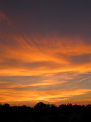 Sunset and clouds
