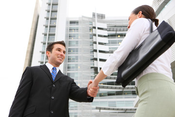 Business Team Handshake