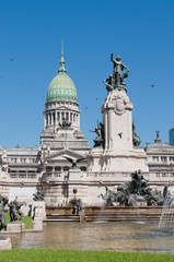 Fototapeta na wymiar National Congress building, Buenos Aires, Argentina
