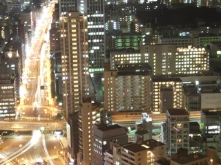 Foto op Plexiglas 東京タワー大展望室からの夜景 © Akira Miyamoto