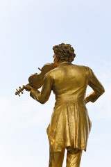 Österreich, Wien, Johann Strauss Denkmal