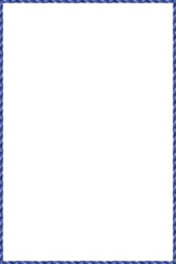 cadre corde bleu