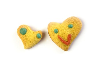 funny valentine heart biscuits shapes