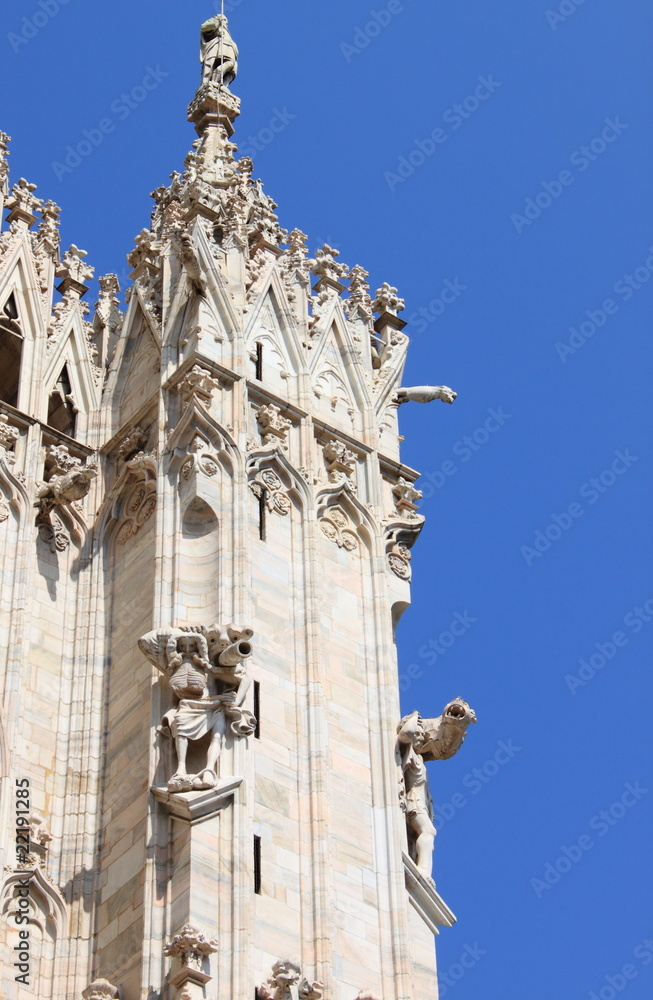 Wall mural gargoyles