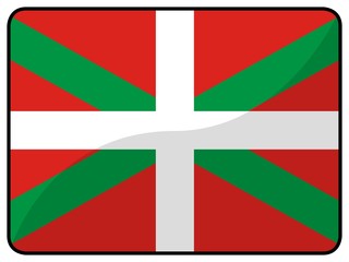 Obraz premium drapeau pays basque country flag