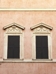 Fototapeta na wymiar Renaissance okna