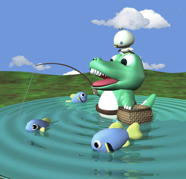 Crocodile fising