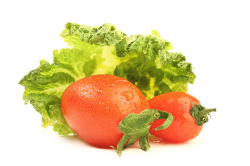 Tomato and cabbage