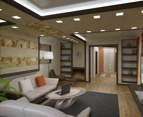 3D interior apartments