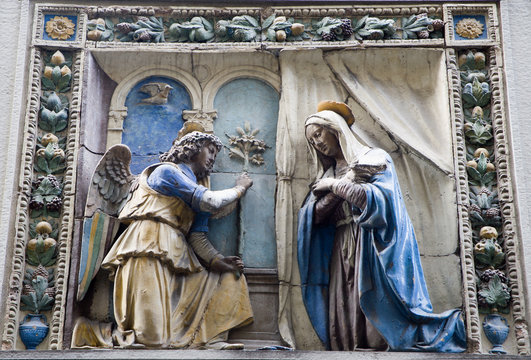 Florence - relief of Annunciation