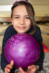Fototapeta premium joueuse de bowling