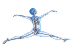 transparente Tänzerin