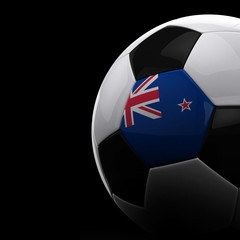 Obraz premium New Zealand soccer ball