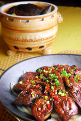 china delicious food-- soft-shelled turtle and goose head