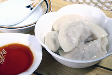 Fototapeta na wymiar china delicious food—chinese dumpling