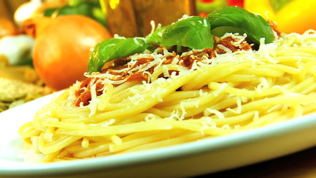 Healthy Option Spaghetti Meal