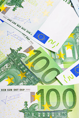 heap of euro close up