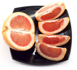 chopped grapefruit