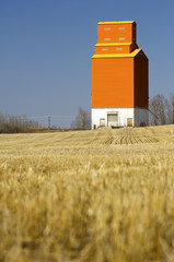 Grain elevator on the Canadian prairies