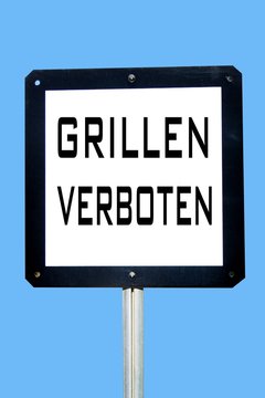 Grillen verboten