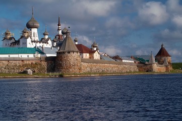 Obraz premium towers of solovki monastery