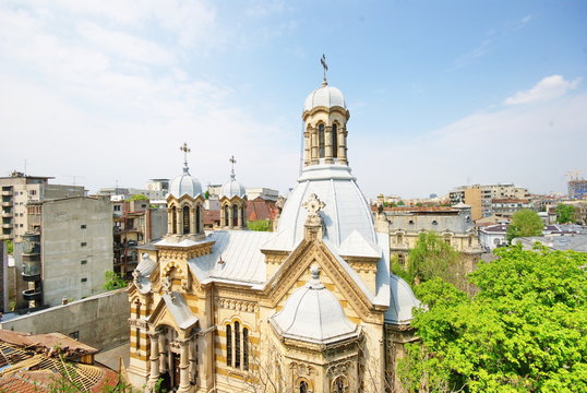 Amzei church, Bucharest, Romania