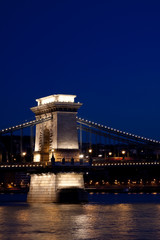 Night lights in Budapest