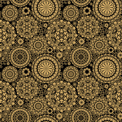 Seamless floral background. Vector illustration.