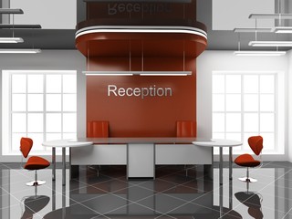 Reception at office