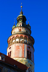 Fototapeta na wymiar Cesky Krumlov Tower