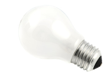 Light bulb isolated on white