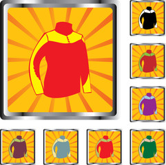 various color woman cloth vector