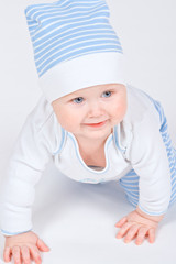 Portrait baby in clothes