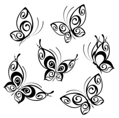 Butterfly. Beautiful abstract illustration.