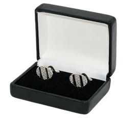 Cufflinks in box