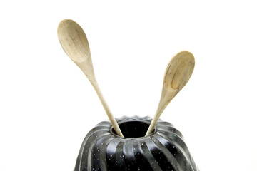 Kochlöffel und Backform