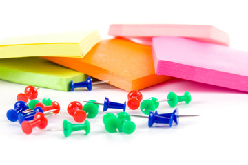 Colored sticker notes